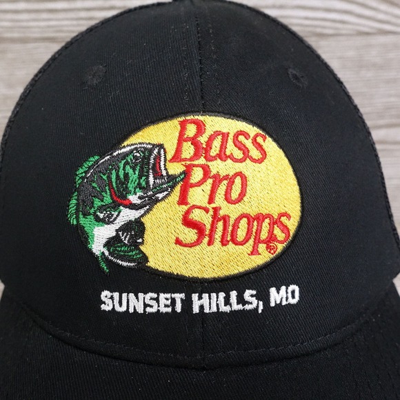 BASS PRO SHOPS SUNSET HILLS MO ST LOUIS ADJUSTABLE MESH SNAPBACK BASEBALL HAT - Picture 2 of 9